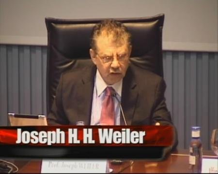 Conferencia Joseph H. H. Weiler en Ingles 